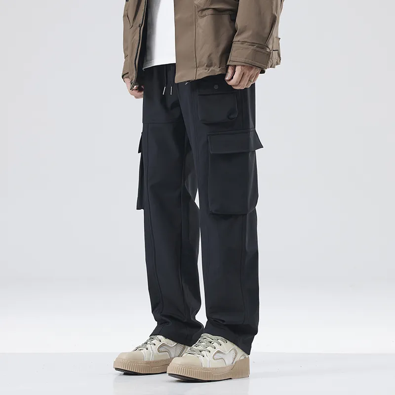 SONGS ALONG Cargo Pants Unisex Dark Blue-19