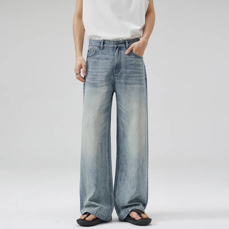 SONGS ALONG Jeans Unisex Light Blue-2