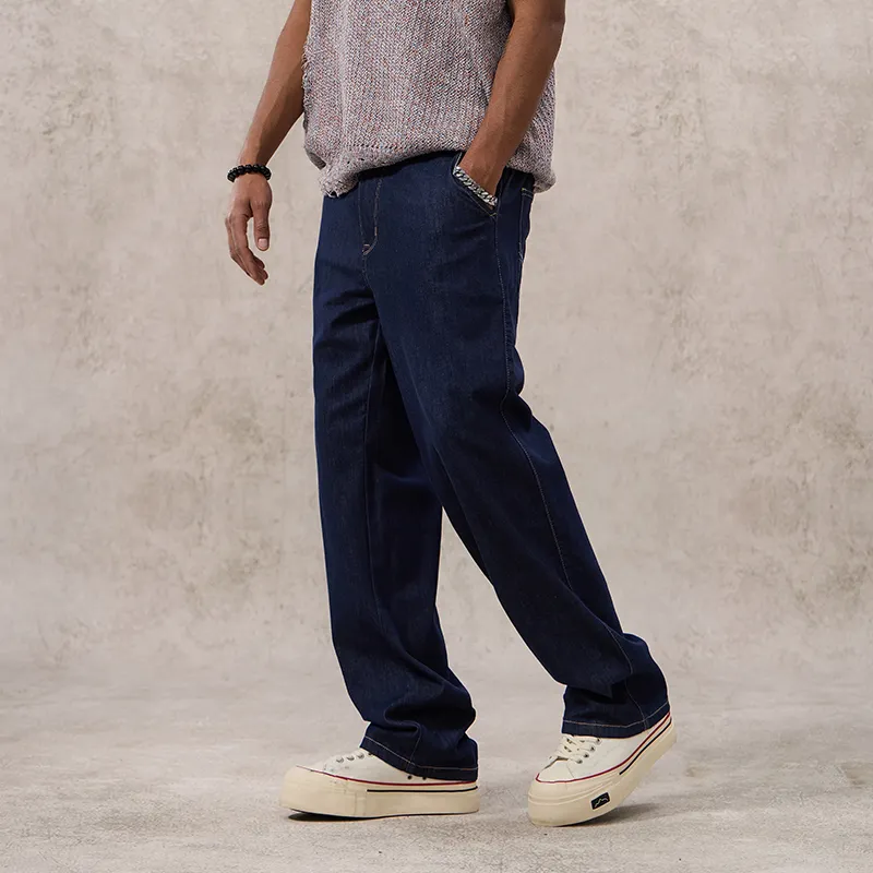SONGS ALONG Jeans Unisex Original Blue-3