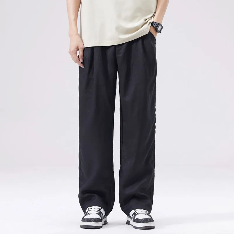 SONGS ALONG Casual Pants Men's Black-2