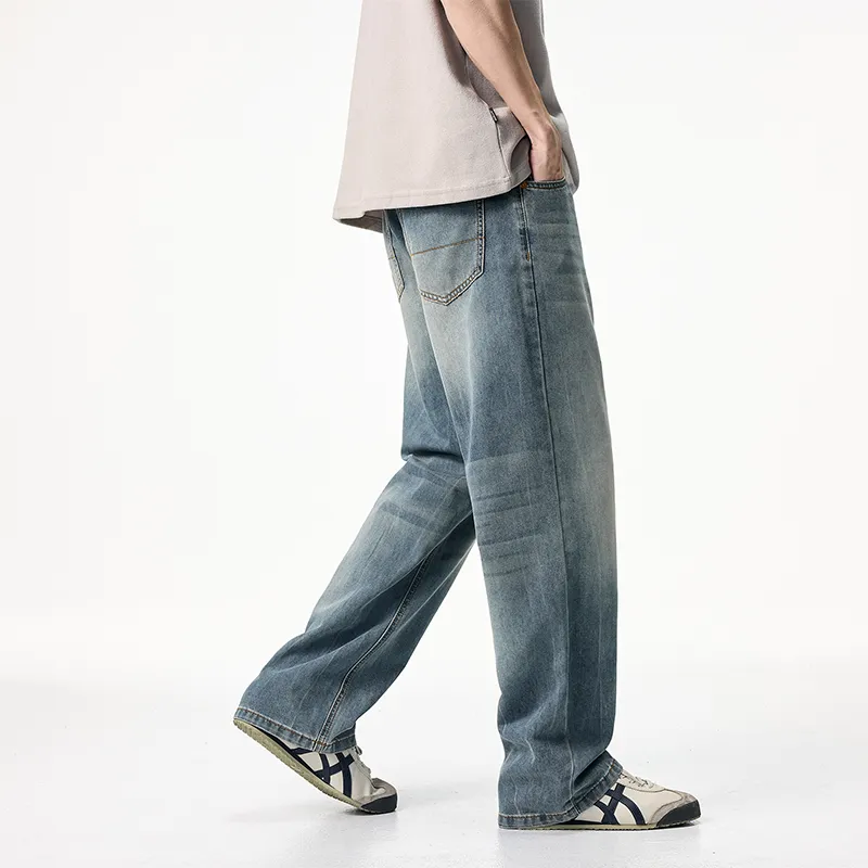 SONGS ALONG Jeans Unisex Light Blue-6