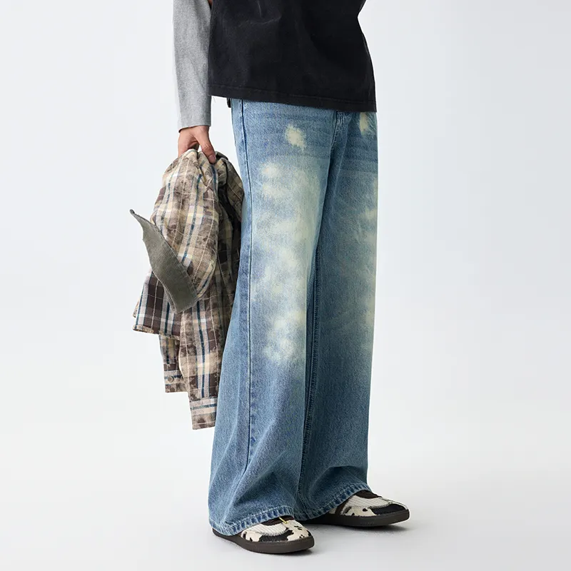 SONGS ALONG Jeans Men's Light Blue-2