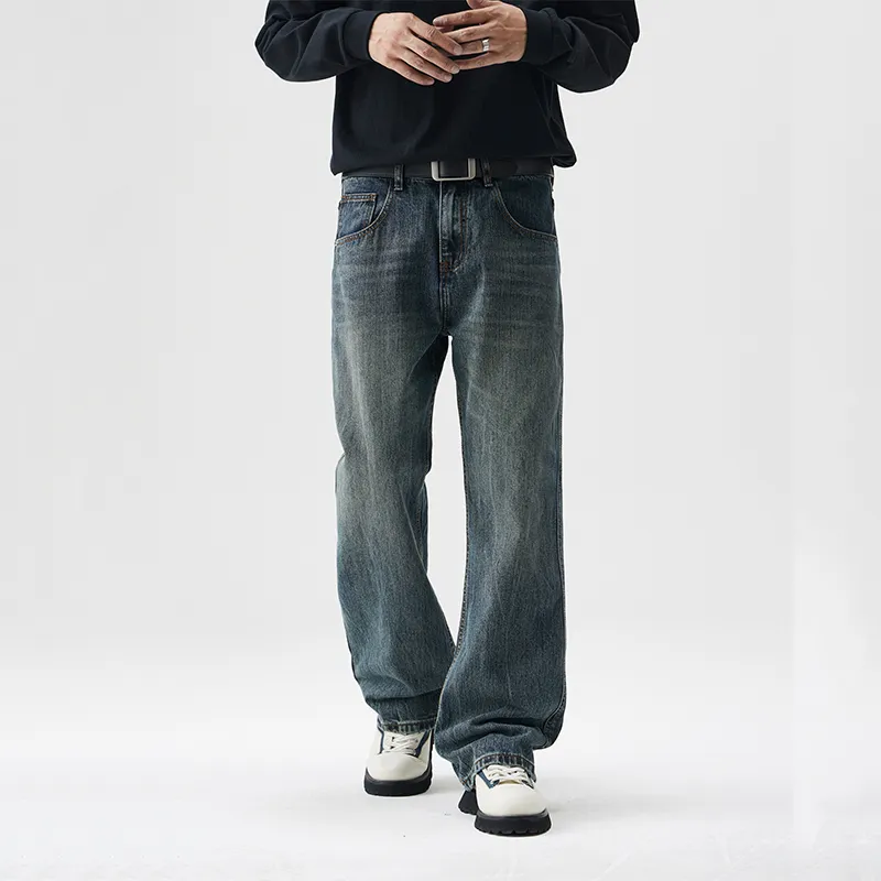SONGS ALONG Jeans Unisex Dark Blue-4