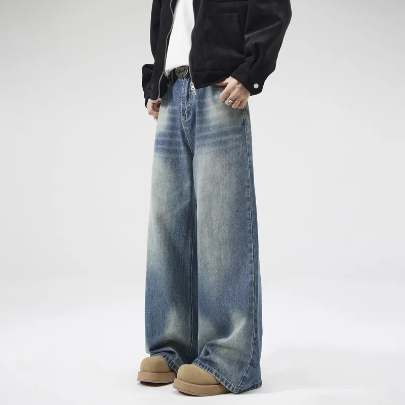 SONGS ALONG Jeans Unisex Blue-3