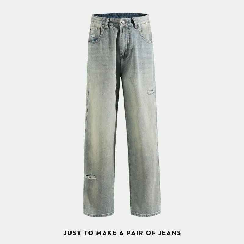 SONGS ALONG Jeans Unisex Nostalgic Blue-5