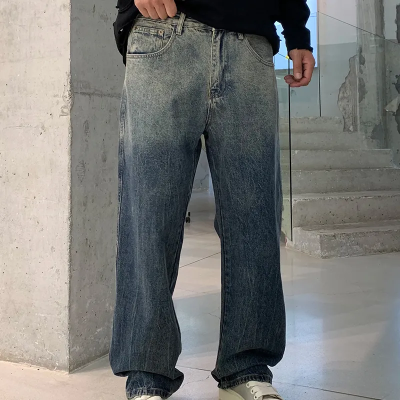 SONGS ALONG Jeans Unisex Gradient Blue-2