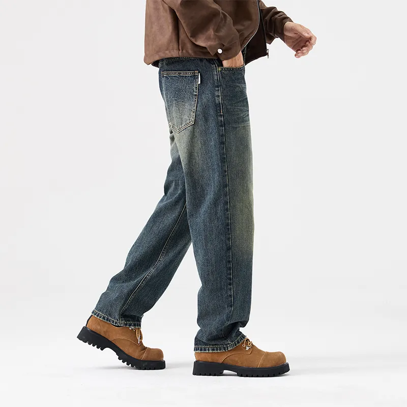 SONGS ALONG Jeans Unisex Blue-6