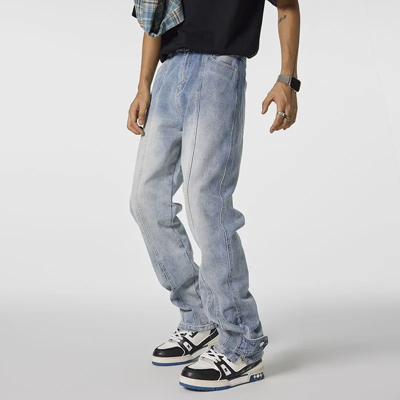SONGS ALONG Jeans Unisex Blue-2