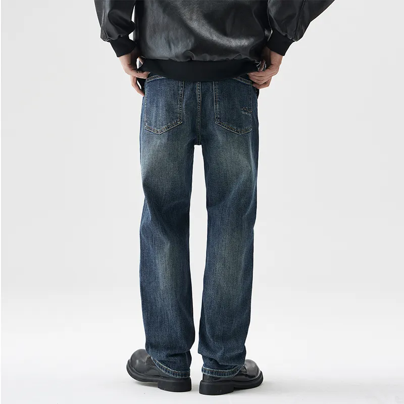 SONGS ALONG Jeans Unisex Blue-5