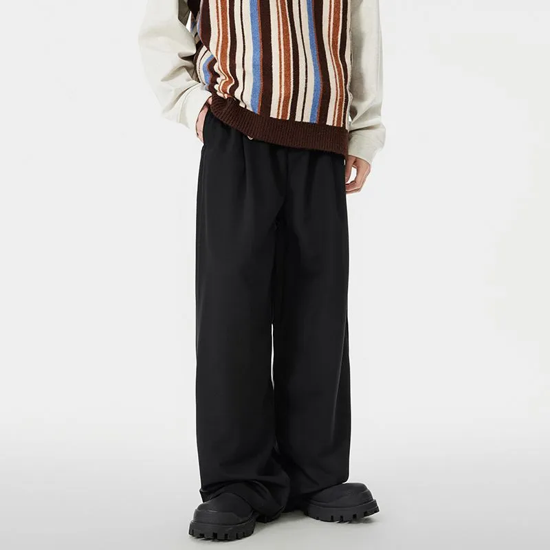 SONGS ALONG Casual Pants Unisex Black-2