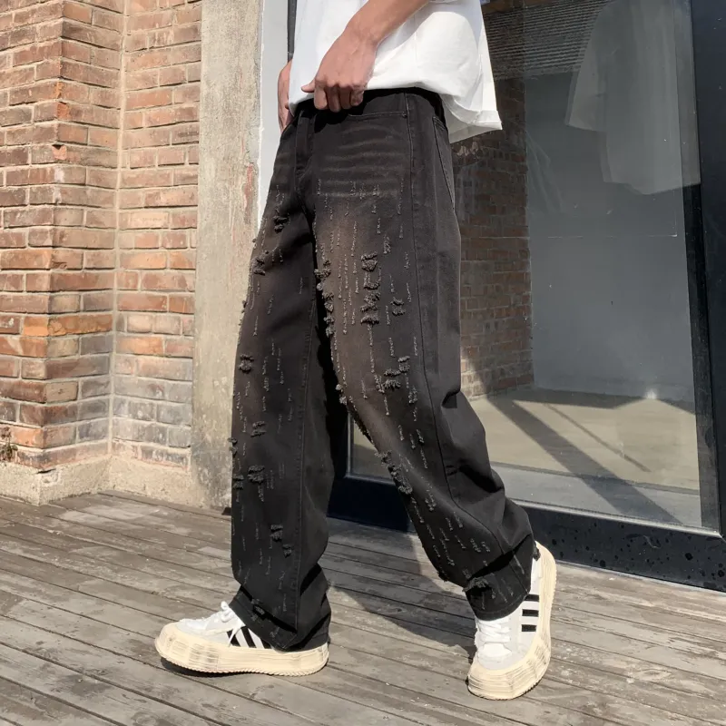 SONGS ALONG Jeans Unisex Black-2