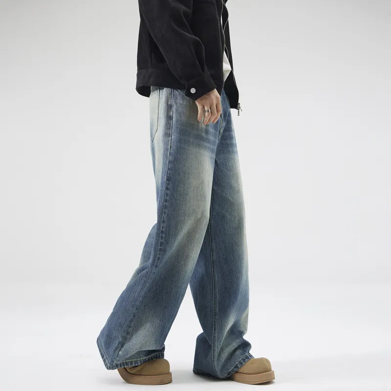 SONGS ALONG Jeans Unisex Blue-5