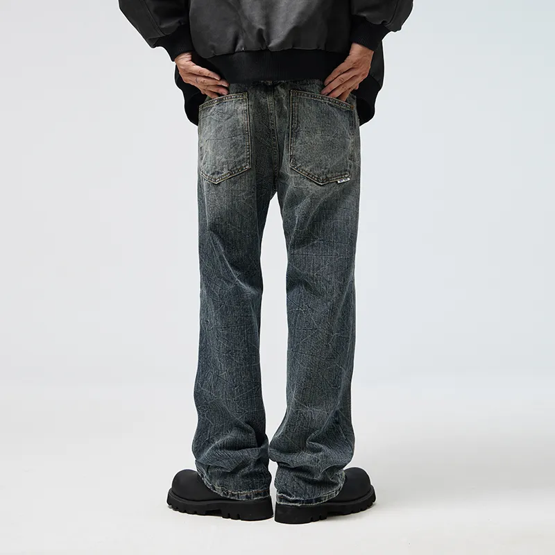 SONGS ALONG Jeans Unisex Blue-5