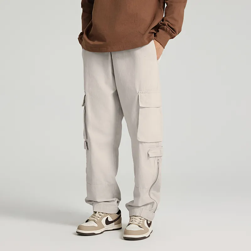 SONGS ALONG Jeans Unisex Sand-1