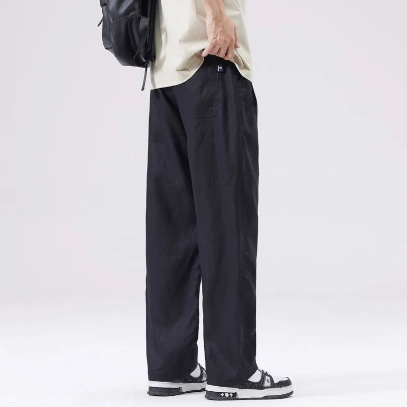 SONGS ALONG Casual Pants Men's Black-6