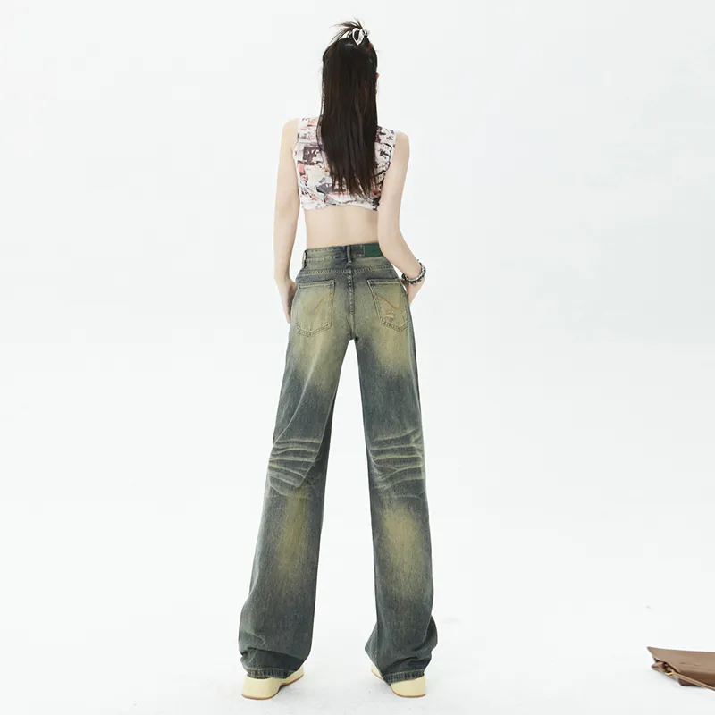 SONGS ALONG Jeans Women's Vintage-4