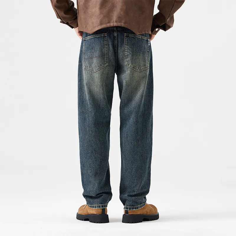 SONGS ALONG Jeans Unisex Blue-5