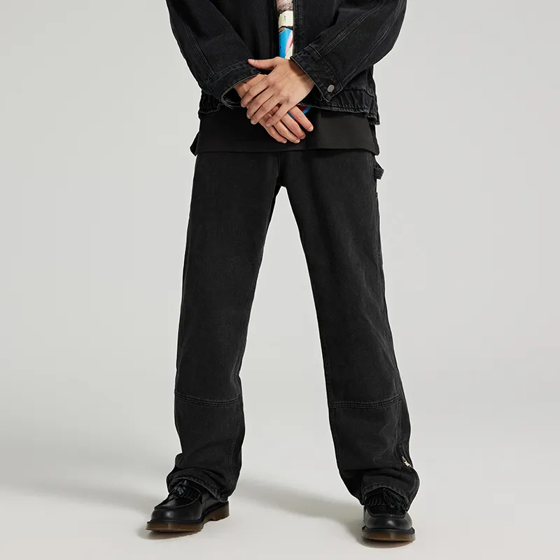 SONGS ALONG Jeans Unisex Black-2