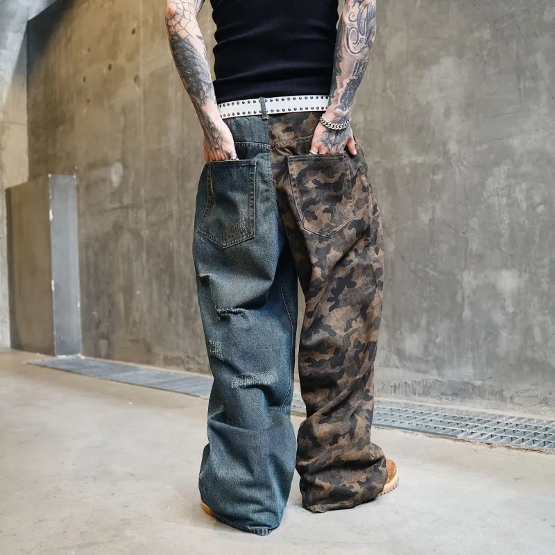 SONGS ALONG Jeans Unisex Blue-3