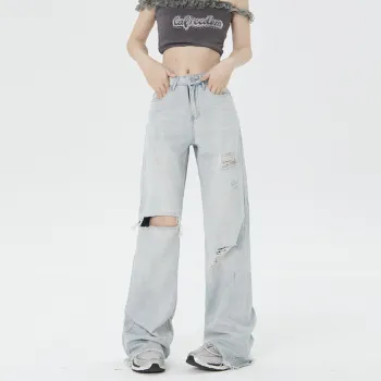 SONGS ALONG Jeans Women's Light Blue
