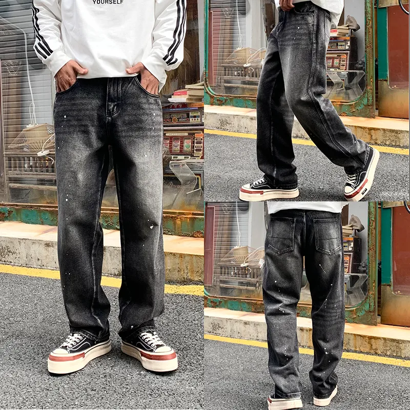 SONGS ALONG Jeans Unisex Black-1