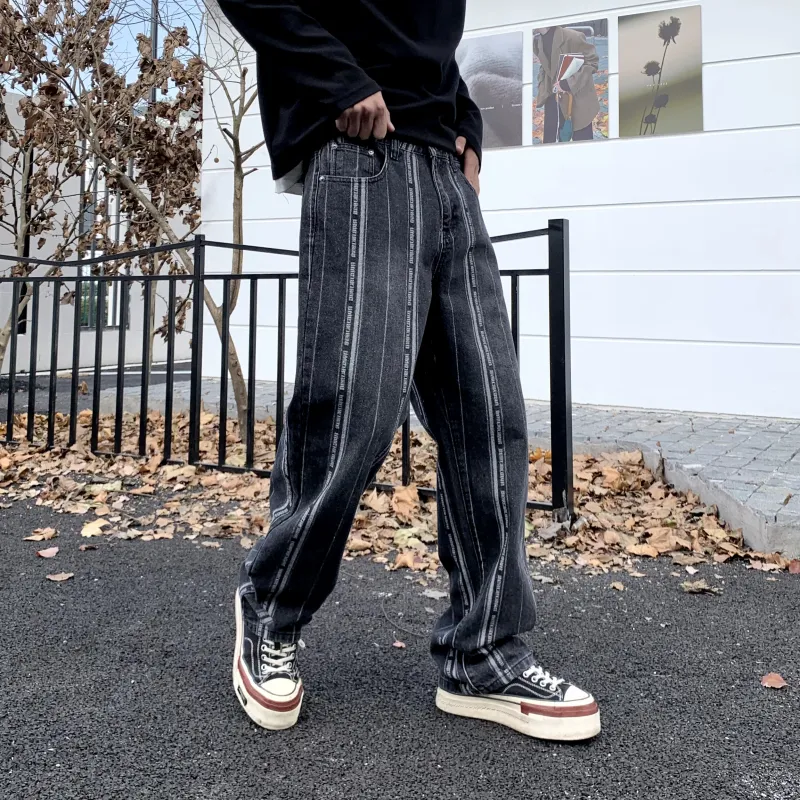 SONGS ALONG Jeans Unisex Black-3