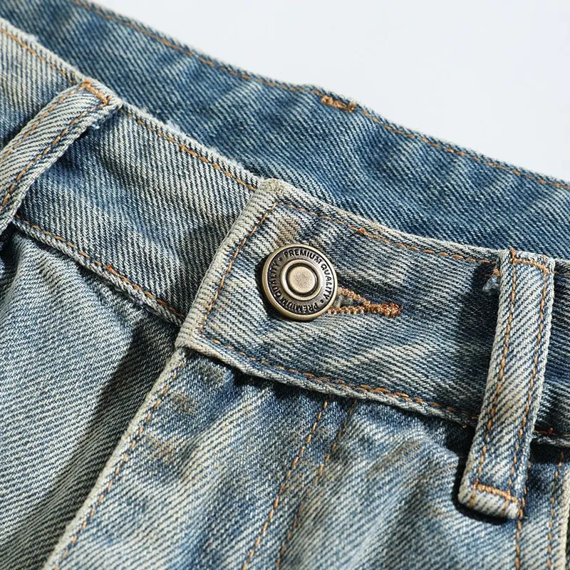 SONGS ALONG Jeans Unisex Nostalgic Blue-2
