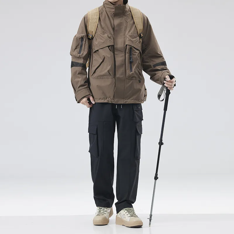 SONGS ALONG Cargo Pants Unisex Dark Blue-25