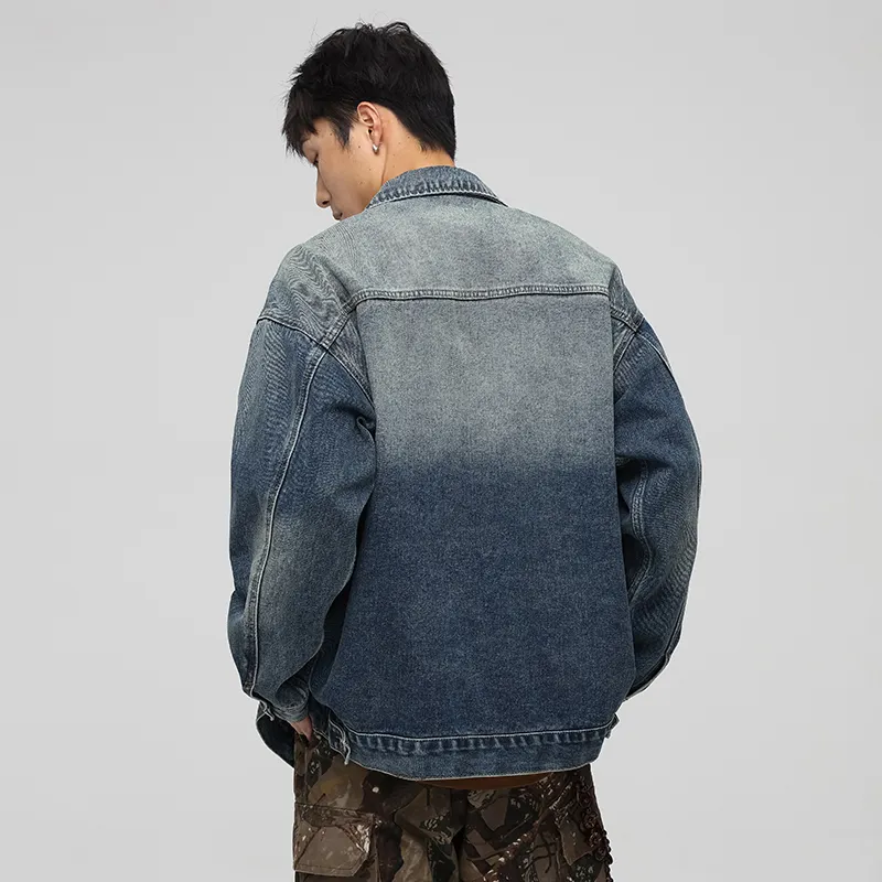 SONGS ALONG Denim Jacket Unisex Nostalgic Blue-2