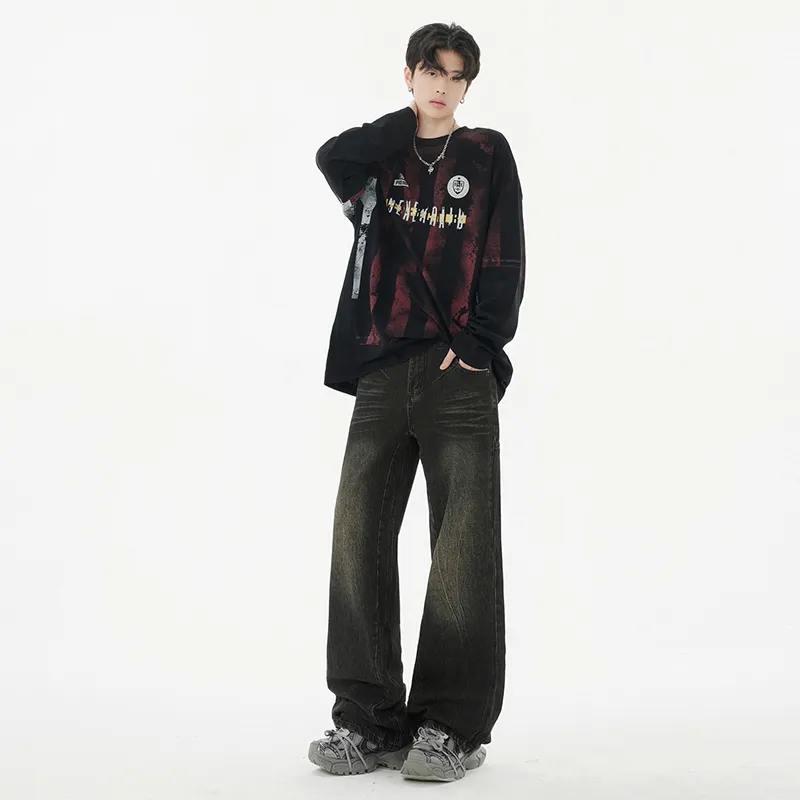 SONGS ALONG Jeans Unisex Tie Dye-5