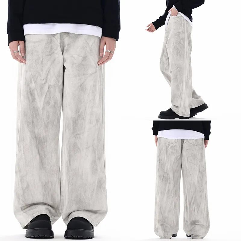 SONGS ALONG Jeans Unisex White-1