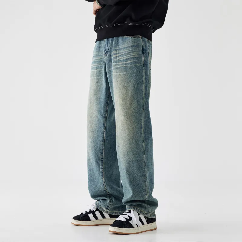 SONGS ALONG Jeans Unisex Turkish Blue-6