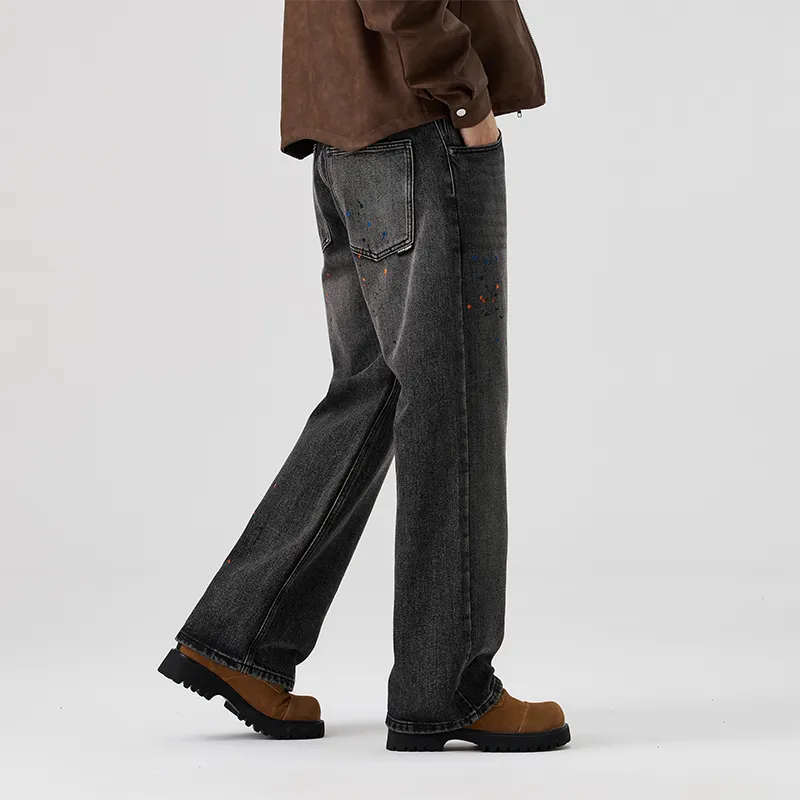 SONGS ALONG Jeans Unisex Black-6