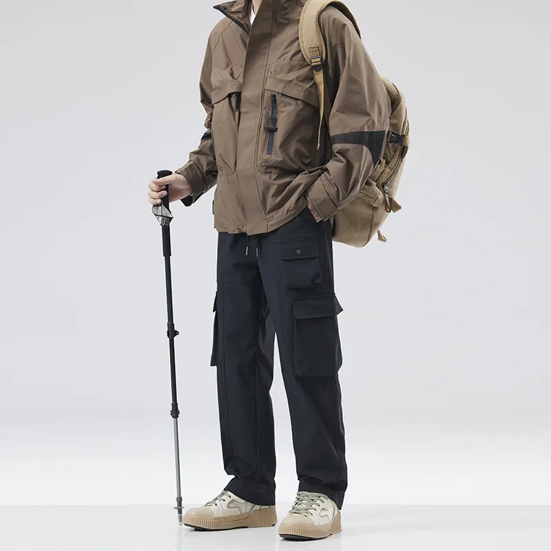 SONGS ALONG Cargo Pants Unisex Dark Blue-26