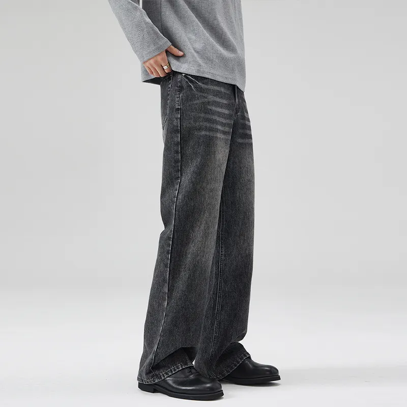SONGS ALONG Jeans Unisex Black Gray Color-3