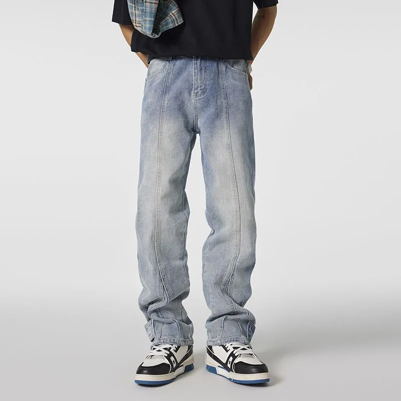 SONGS ALONG Jeans Unisex Blue-3