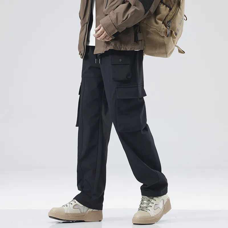SONGS ALONG Cargo Pants Unisex Dark Blue-21