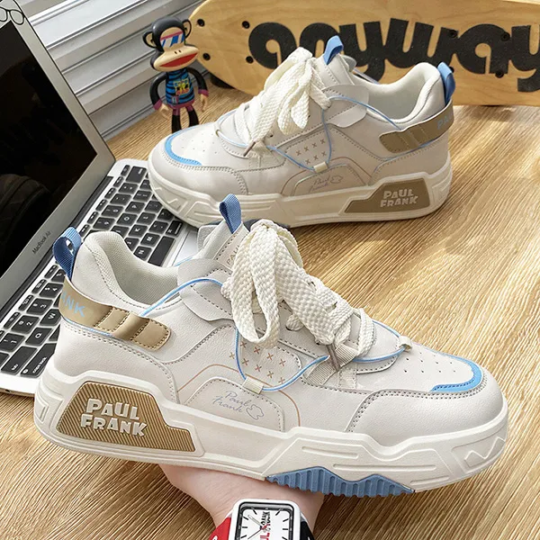 PAUL FRANK Anti Slip Wear Resistant Low Top Skateboard Shoes Men's-5
