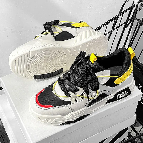 PAUL FRANK Anti Slip Wear Resistant Low Top Skateboard Shoes Men's-26