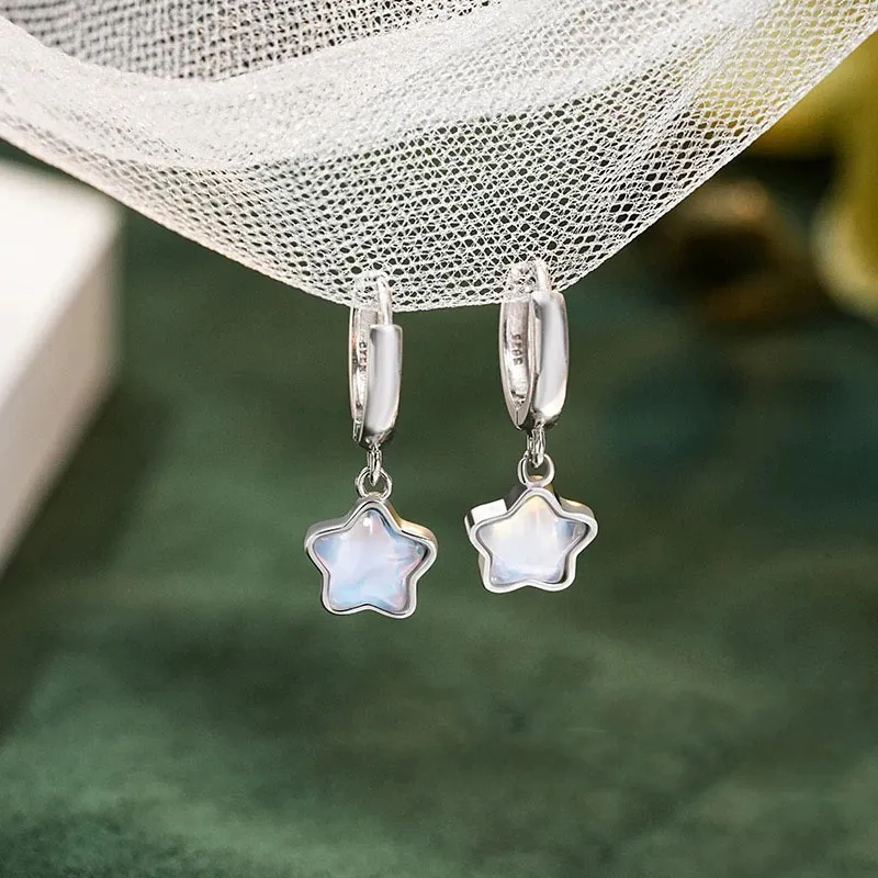 Schloney S925 Silver Earrings Women's-1