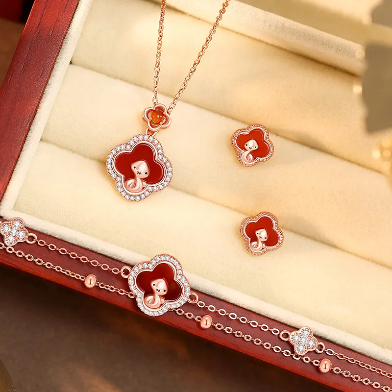 Schloney Agate Bracelets Women's-2
