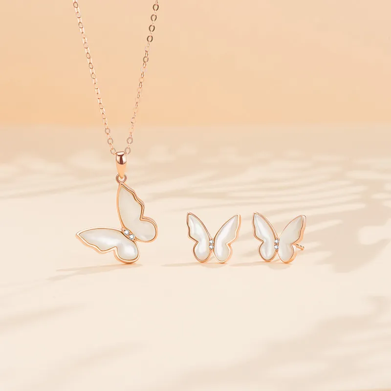 Schloney S925 Silver Necklaces Women's Bestie Girlfriend Commemoration Gift Box Set-2