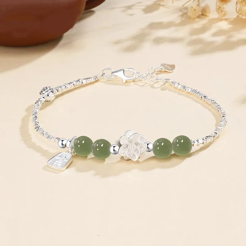 Schloney Bracelets Green Jade Women's-3