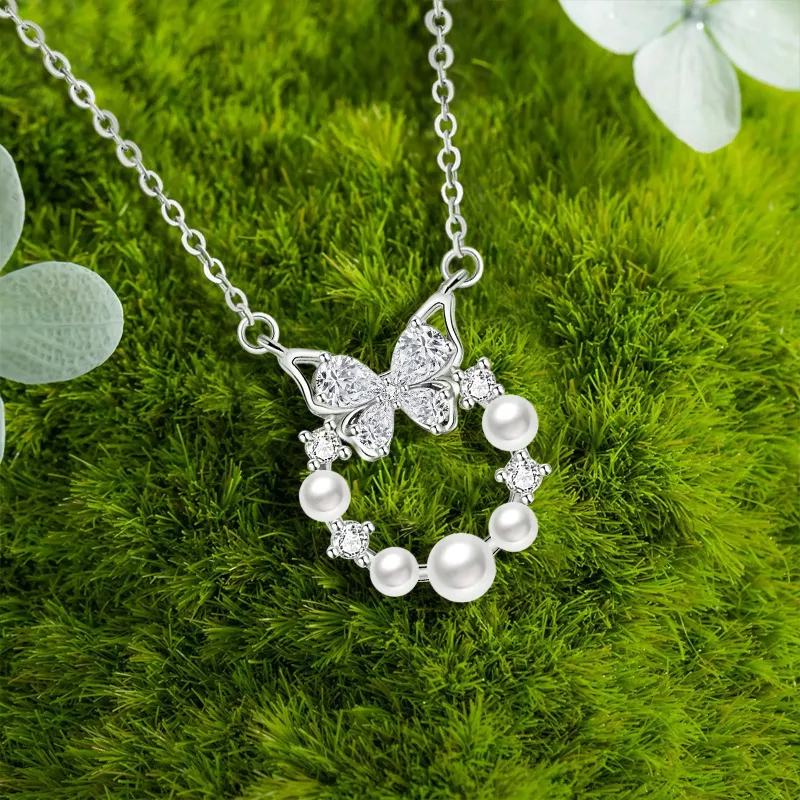 Schloney 925 Sterling Silver Necklaces Women's-3