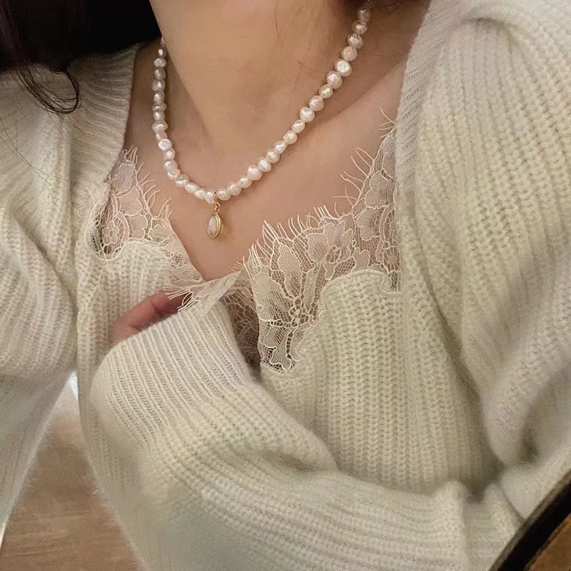 Schloney Freshwater Pearl Necklaces Women's-3