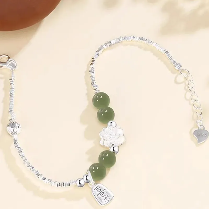 Schloney Bracelets Green Jade Women's-1