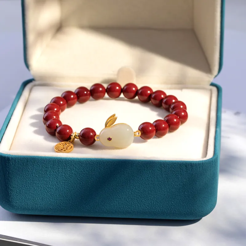 Schloney Hetian Jade Bracelets Pale Greenish White Jade Women's-4