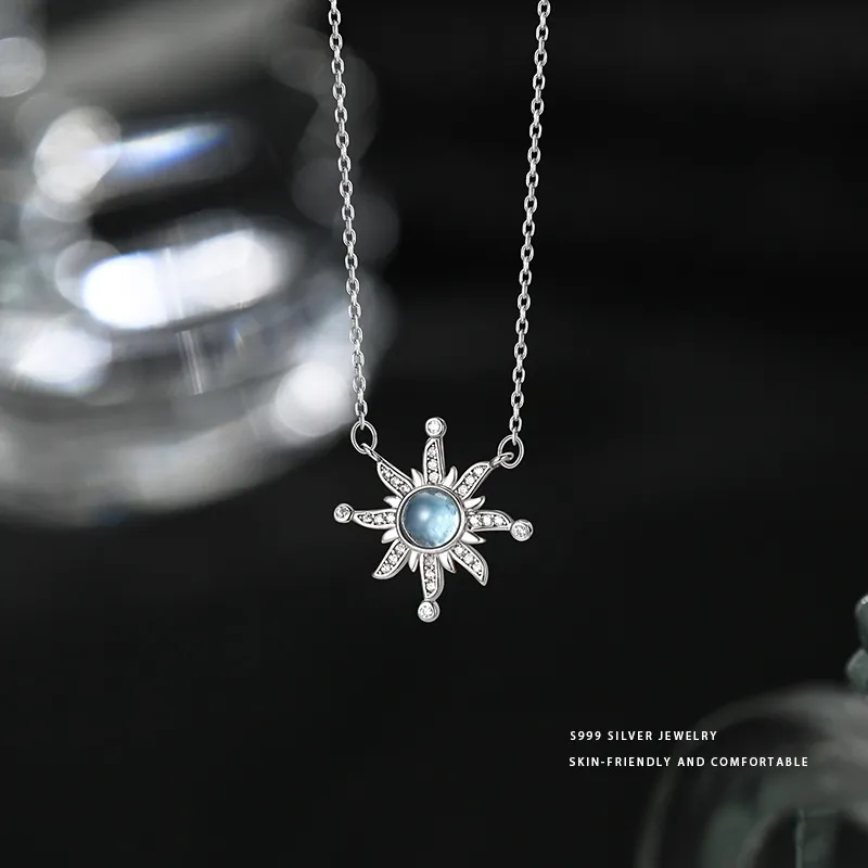 Schloney 999 Fine Silver Necklaces Women's-1