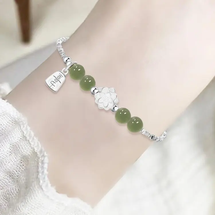 Schloney Bracelets Green Jade Women's-2