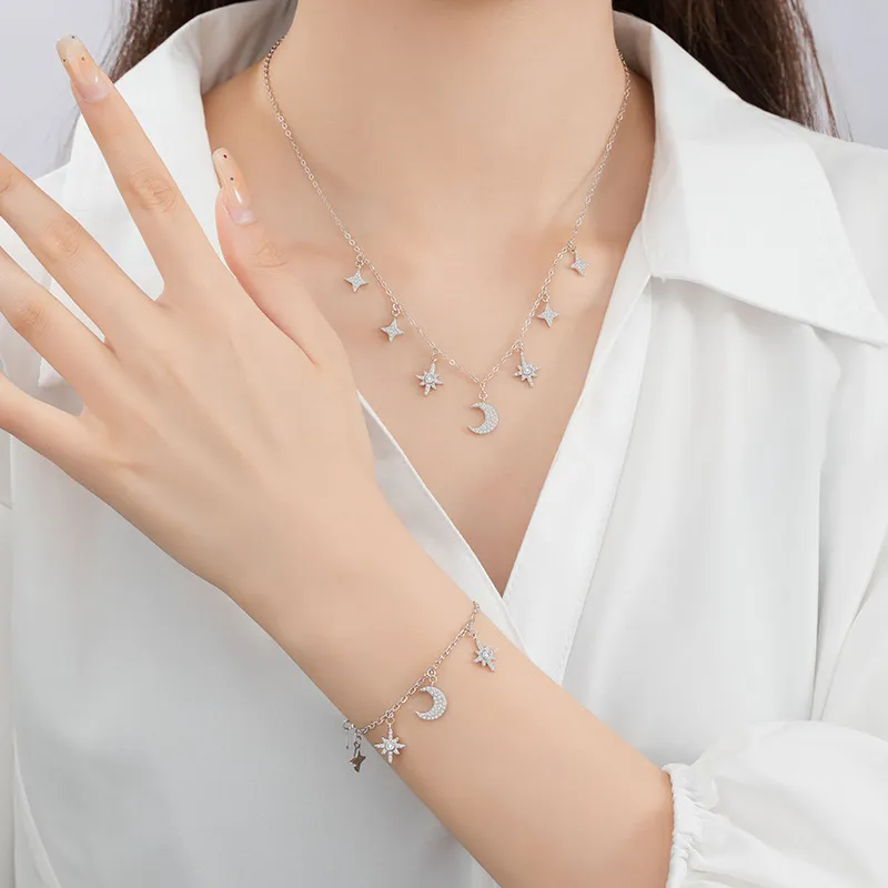 Schloney S925 Silver Necklaces Women's-3